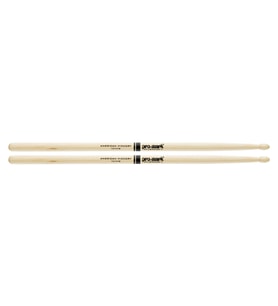 Promark TX747W 747 Rock Hickory Wood Tip Baget Amerikan Hickory Ağacı - Uzun Boyun - Ahşap Uç