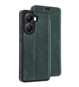 Xiaomi Poco X7 Pro Kılıf Flip Cover - Koyu Yeşil