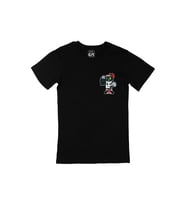 Gamer Cep Logo Tasarımlı Siyah Tişört