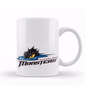 Cleveland Monsters Logo Kupa Bardak Porselen