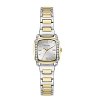 GUESS GUGW1096L3 ALTIN KAPLAMA KARE TAŞLI KADIN KOL SAATİ
