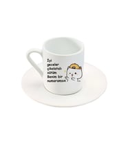 Mochi Cat Türk Kahve Fincanı