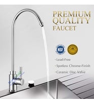 WaterGold Su Arıtma Cihazı Lüx Batarya Evye Musluğu (Siyah - Beyaz)
