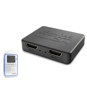 Hdmi Splitter 4K 1 In 2 Out + Usb Güç Kablosu - Siyah HDX1371