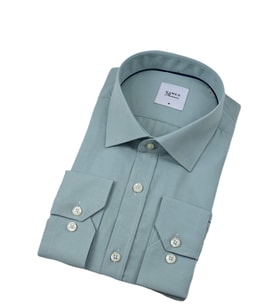 Erkek Klasik Armürlü  Uzun Kol Gömlek 33704 BGL-ST04394 (Çam Yeşili)