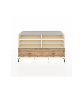 Kronos Konsol 6 Raflı 2 Çekmeceli  176x59x99 Aytaşı-Aytaşı/Çam