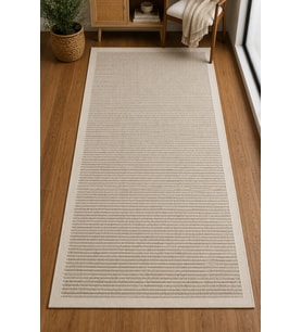 Sisal Serisi Krem Kaymaz Tabanlı Yıkanabilir Hasır Dokuma Halı 4600 Sultan Halı