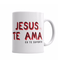 Lion Jesus Te Ama Kupa Bardak Porselen