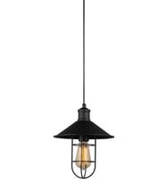 Rys Retro Metal Kafesli Tekli Sarkıt Avize Çap.23 cm