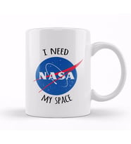 I Need My Space Nasa Kupa Bardak Porselen