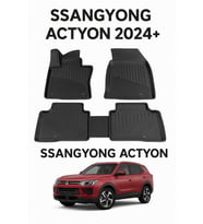 Ssangyong Actyon 2024+ Uyumlu 3D Oto Paspas Premium