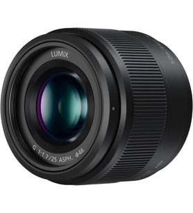 Panasonic H-H025E Lumıx G Sabit Yanma Genişliği 25 Mm F1.7 Asph. Objektif (Görüntü Açısı 47°, Filtre (Çok Renkli)