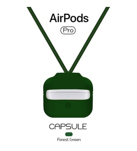 Blogy AirPods Pro ile Uyumlu Silikon Kılıf Forest Green