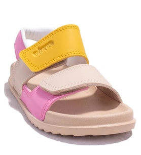 Vicco Krixi 321F23Y252 Bej Ortopedik Günlük Kız Çocuk Spor Sandalet