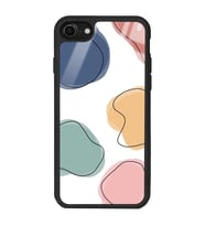 iPhone 8 Uyumlu Renkli Milky Tasarımlı Glossy Telefon Kılıfı