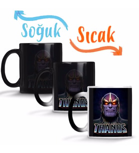 Thanos Marvel Sihirli Kupa Bardak Porselen