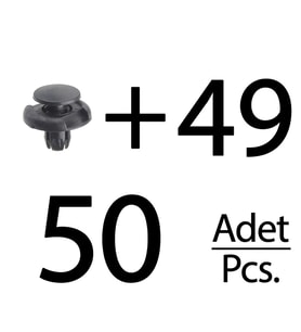 Honda için Davlumbaz Klipsi- 50 Adet