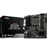 MSI B550M PRO-VDH WIFI DDR4 M2 PCIe NVME HDMI DP PCIe 16X v4.0 AM4 mATX