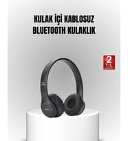 Bluetooth Kablosuz Kulaklık – Extra Bass, TF Kart, Mikrofonlu, Ayarlanabilir Ergonomik Tasarım