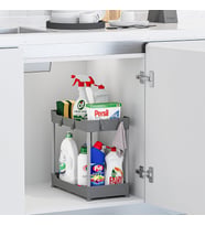 2 Katlı Düzenleyici Mutfak ve Banyo Rafı