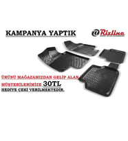 Rizline Audi Uyumlu A6 2014 Ve Sonrası 3D Havuzlu Paspas Ücretsiz Kargo (Karışık)