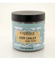 Cadence Very Chalky Home Decor Mobilya Boyası 500 ml. CH-42 GRİ KAHVE 