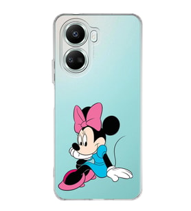Huawei Nova 10 Se Uyumlu Kapak Minnie Mouse Tasarımlı Şeffaf Silikon Kılıf