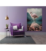 Flamingo Uv Basklı Mdf Tablo