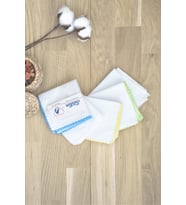 % 100 Pamuk Bebek Ağız Silme Mendili 10'lu Bebek Mendil STL6060