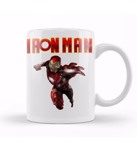 Iron Man   Kupa  Bardak Porselen