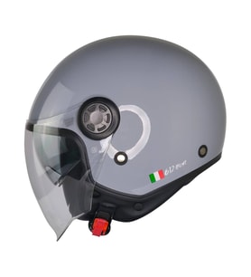 Motosiklet Yarım Kask Güneş Vizörlü ECE 22.06 Motor Kaskı Nardo Grey