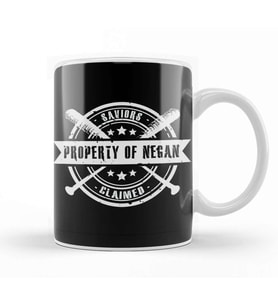 Property Of Negan Walking Dead Kupa Bardak Porselen
