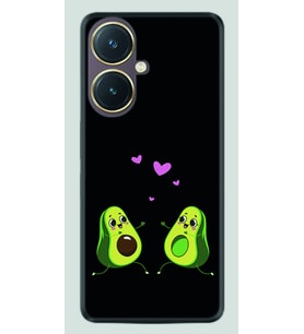 Vivo Y27 Kılıf Silikon Desen Özel Seri Aşık Avokadolar 1642