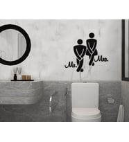BK Home Banyo Tuvalet Duvar Süsü-1 (Siyah)