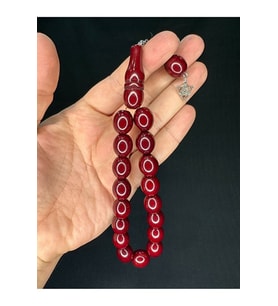 EFE BOY MASKOT ŞAK ŞAK TESBİH AKRİLİK BORDO BÜYÜK BOY T-739