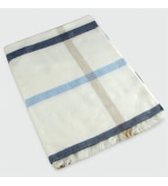 unisex yün şal (Krem)