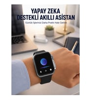 Mey İthalat® AMOLED Ekranlı Akıllı Saat Sesli Görüşme GPS Nabız ve Uyku Takibi Yeni Nesil