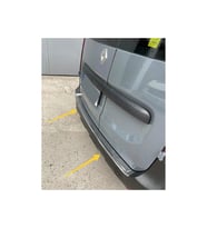 Renault Express Krom Arka Tampon Üstü Koruma 2021> Paslanmaz Çelik (Gümüş)