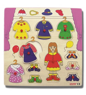 GİYSİ DEĞİŞTİRME PUZZLE (30x30 cm)