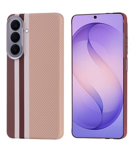 Lexroo Galaxy S26 Plus Kılıf M-safe Şarj Özellikli Karbon Fiber Görünümlü Nekst Kılıf - Gold