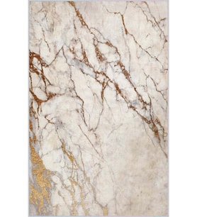 Eliana Home Baskılı, Yıkanabilir Kaymaz Taban Salon Halısı LNA1415 100x150 cm (Bej)