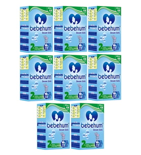 Bebehum 2 Numara Devam Sütü 6-9 Ay 800 gr x 8 Adet