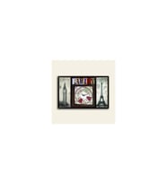 DBSanatevi London Paris Klasik Modern Duvar Saati Tablo 35 X 50 Cm
