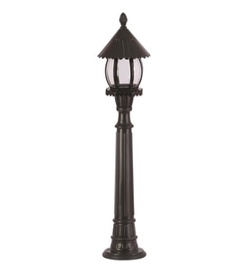 AVONNI BSU-68184-BSY-M2-B Siyah Boyalı Dış Mekan Aydınlatma E27 ABS Akrilik Cam 20cm