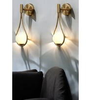 Damla Gold Aplik 2li Set ( Elektirikli )
