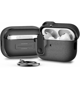 Lexroo Airpods Pro 3 ile Uyumlu Fabric Serisi Özel Kilitli Tasarım ve Kumaş Yüzeyli Kılıf Darbelere