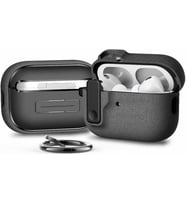 Lexroo Airpods Pro 3 ile Uyumlu Fabric Serisi Özel Kilitli Tasarım ve Kumaş Yüzeyli Kılıf Darbelere
