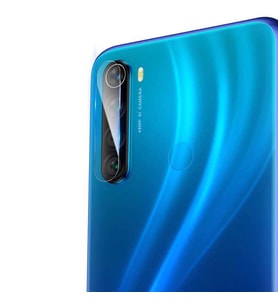 Xiaomi Redmi Note 8 Kamera Lens Koruyucu HD Kalite Esnek Kırılmaz Cam Filmi (Renksiz)