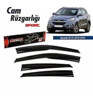 Hyundai ix35 Mugen Cam Rüzgarlığı 2010 sonrası 4'lü Sunplex (Beyaz)