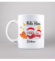 Mutlu Yıllar & Merry Christmas Yılbaşı Kupası Kişiye Özel